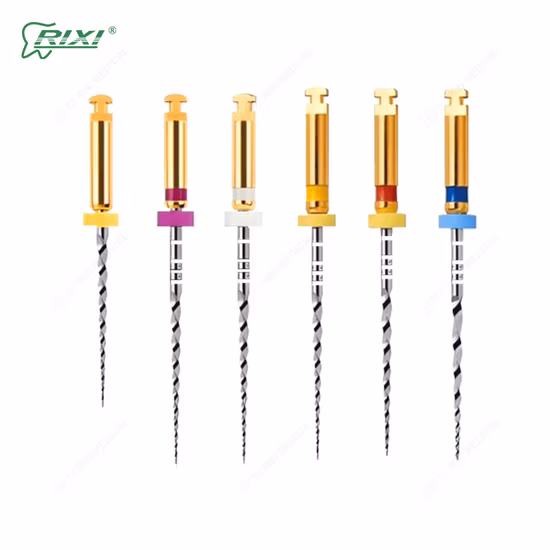 Equipamento odontológico marca EUA Wave One Gold Limas rotativas Gold Heat Activation Files com CE e FDA